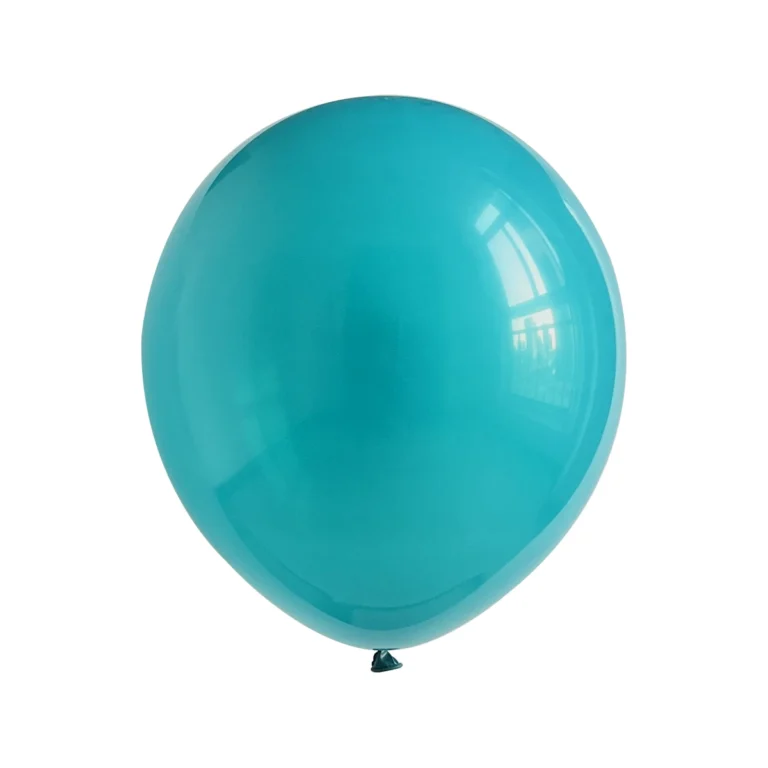 Lateks balon Pastel retro – Peacock Blue, 10″