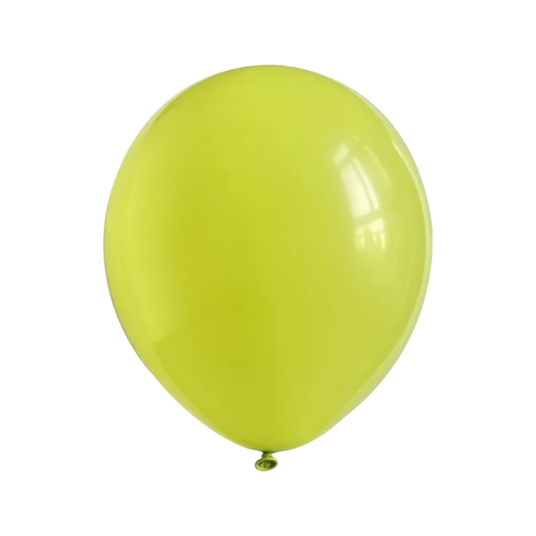 Lateks balon Pastel retro – Yellow Green, 12″