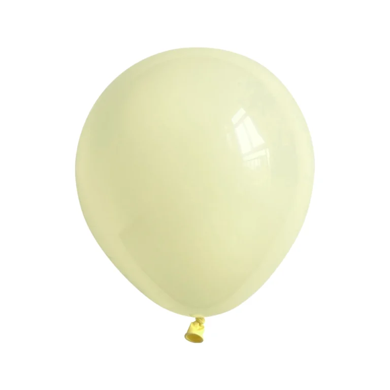 Lateks balon Makaron – žuta, 5″