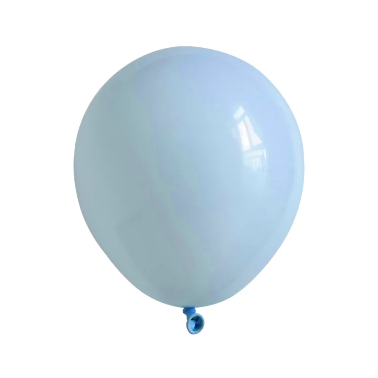 Lateks balon Makaron – plava, 5″