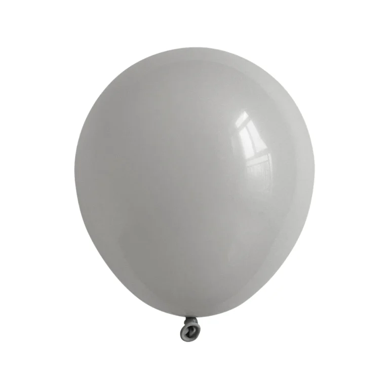 Lateks balon Makaron – siva, 5″