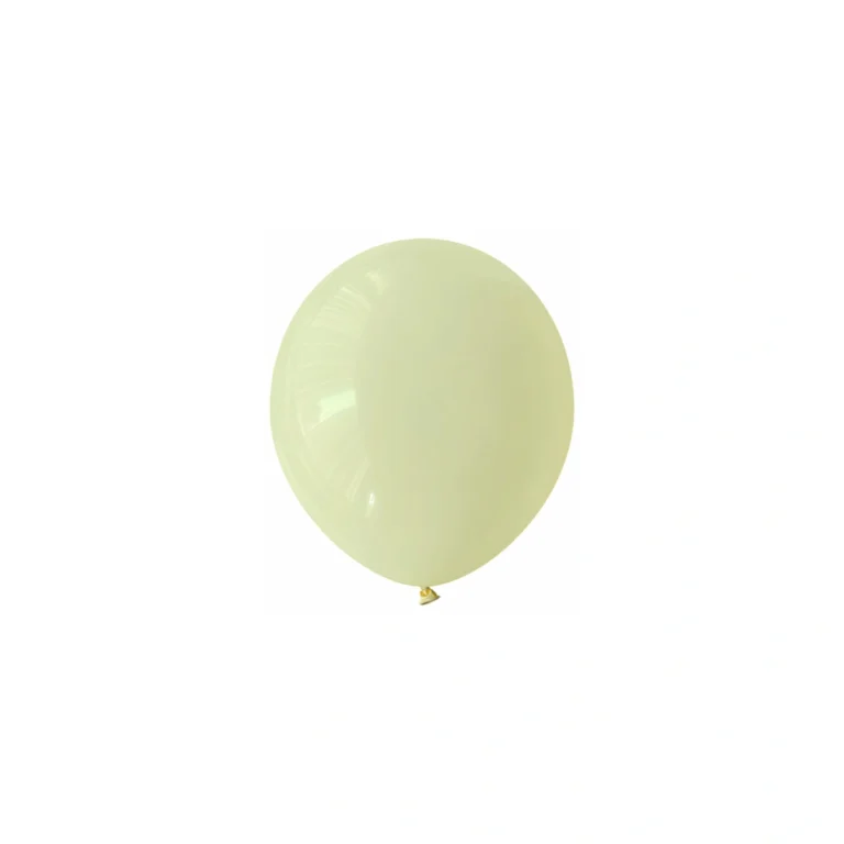 Lateks balon Macaroon – žuti, 10″
