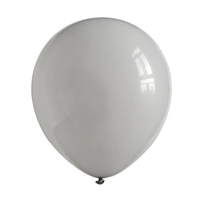 Lateks balon Makaron – siva, 12″