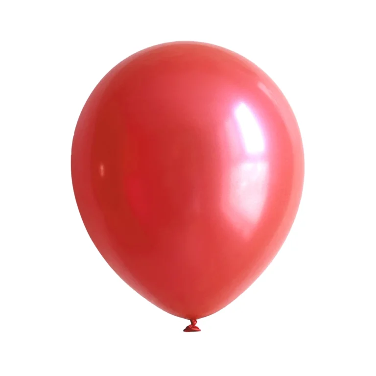 Lateks balon Pearl – crvena, 5″