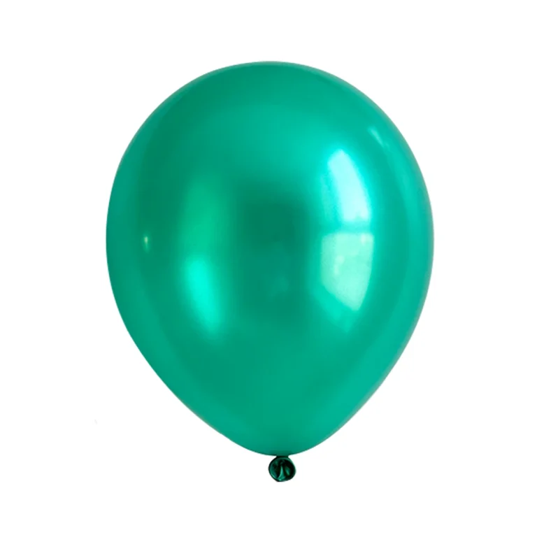Lateks balon Pearl – zelena, 5″