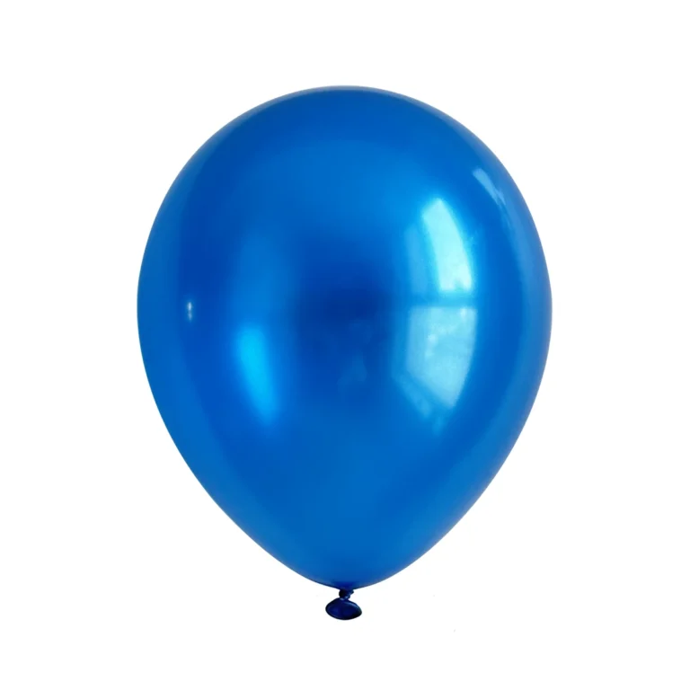 Lateks balon Pearl – plava, 5″
