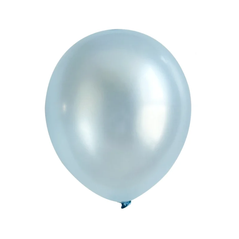 Lateks balon Pearl – svijetloplava, 5″