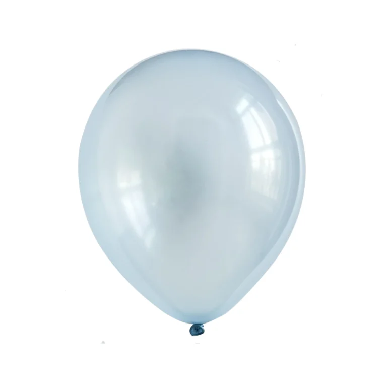 Lateks balon Pearl – svijetloplava, 10″