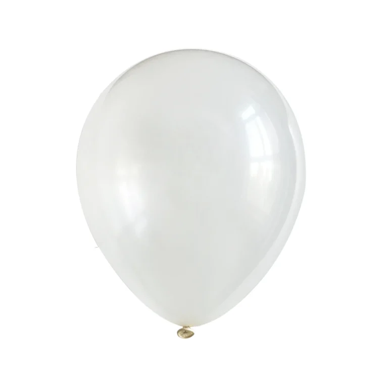Lateks balon Pearl – bijela, 10″