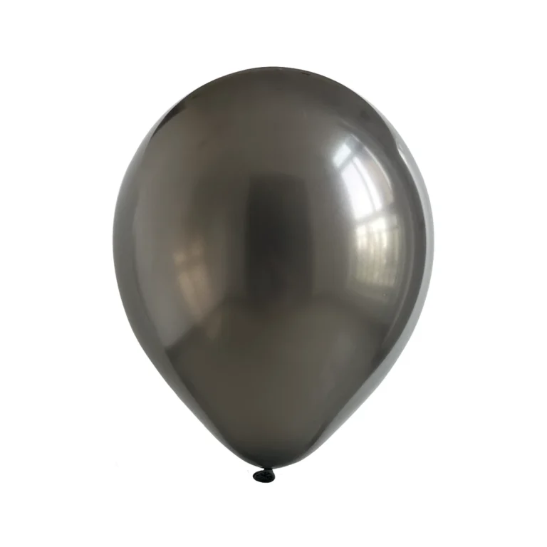 Lateks balon Pearl – crna, 10″