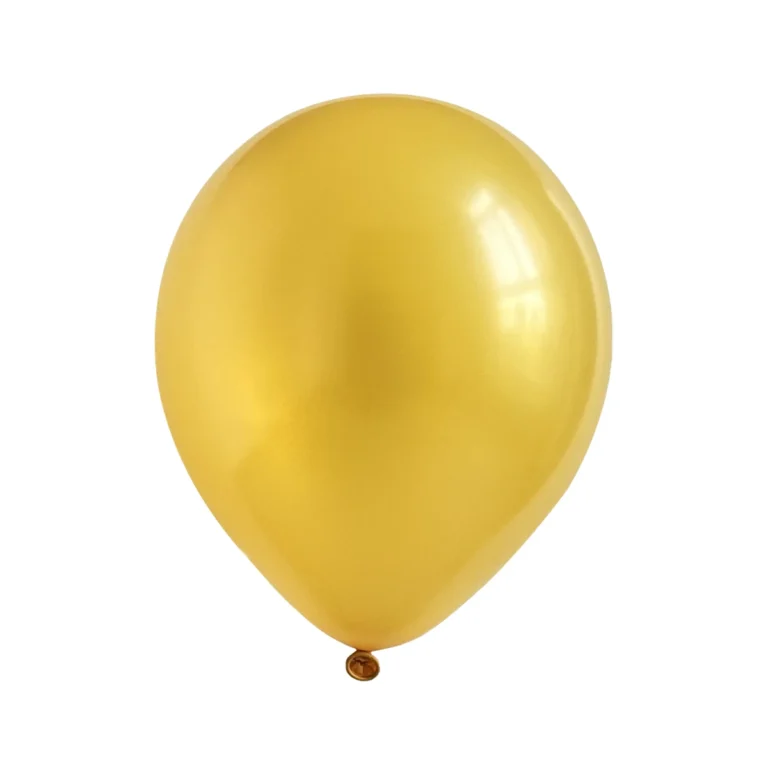 Lateks balon Pearl – zlatna, 10″