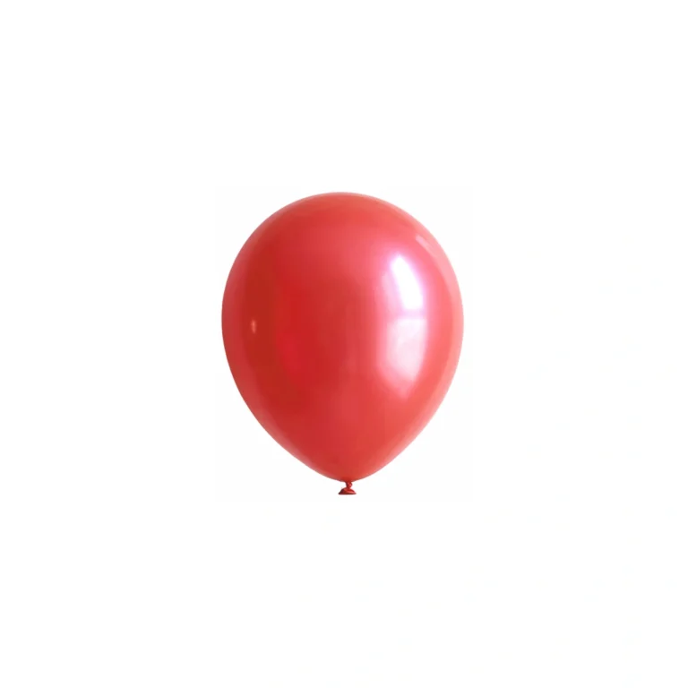 Lateks balon Pearl – crveni, 12″