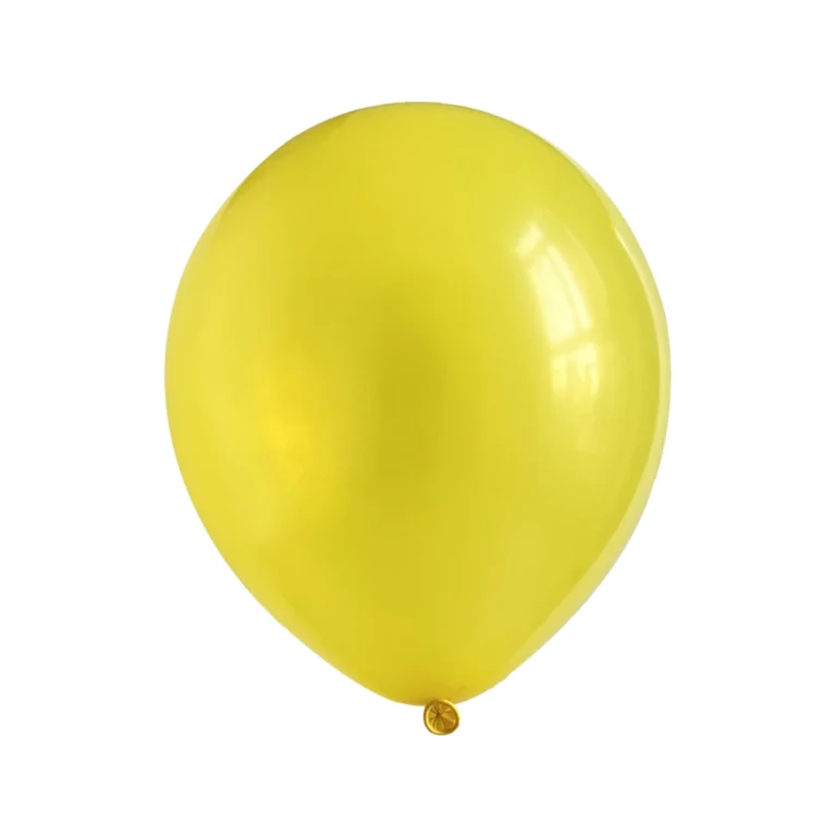 Lateks balon Pearl – žuta, 12″