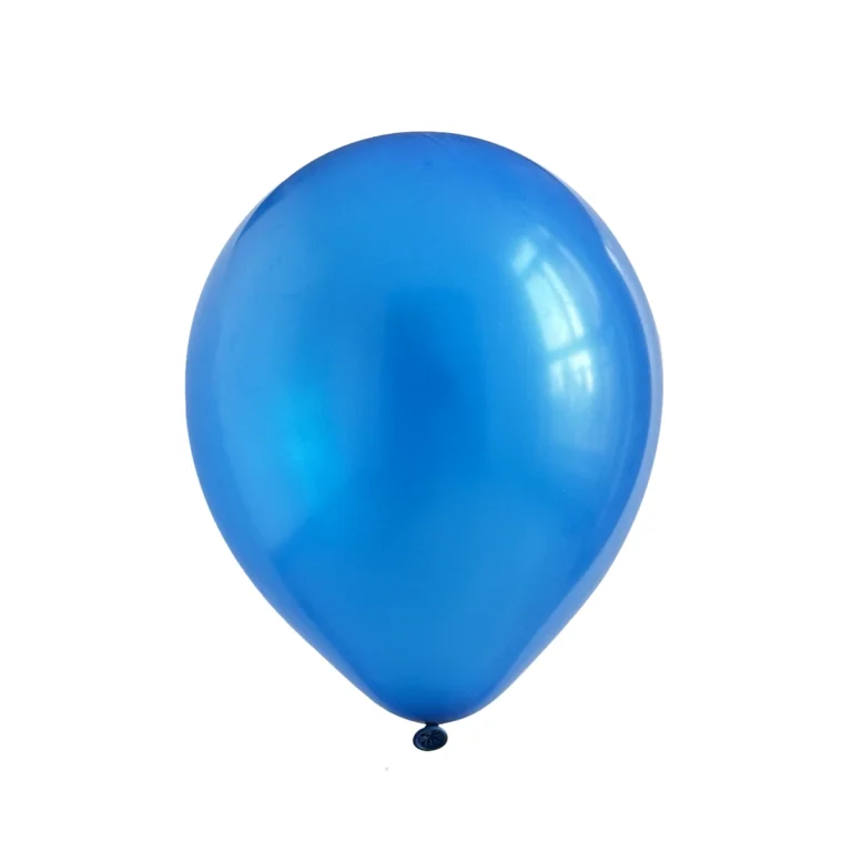 Lateks balon Pearl – plava, 12″