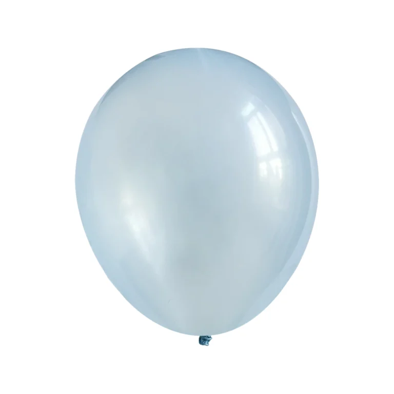 Lateks balon Pearl – svijetloplava, 12″