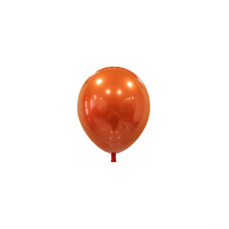 Lateks balon Chrome Ice – narandžasti, 12″