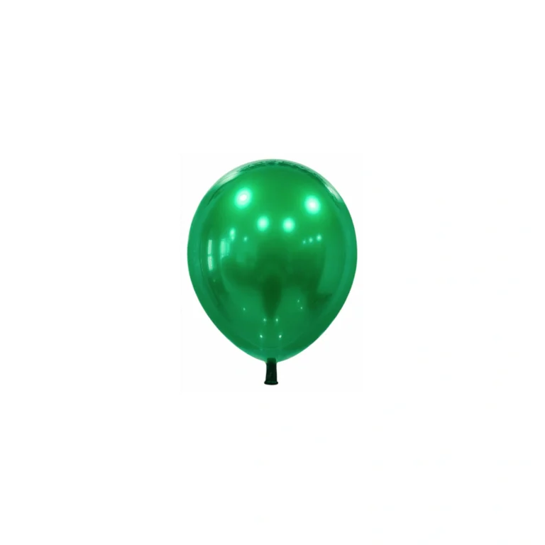Lateks balon Chrome Ice – zeleni, 12″