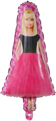 Folijski balon – Barbie u rozoj odjeći