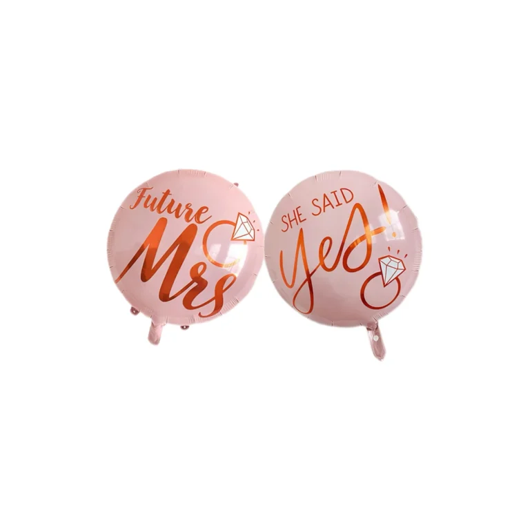 Okrugli folijski balon – Future Mrs / She Said Yes, 22″
