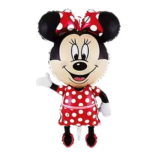 Folijski balon – Minnie u crvenoj haljini