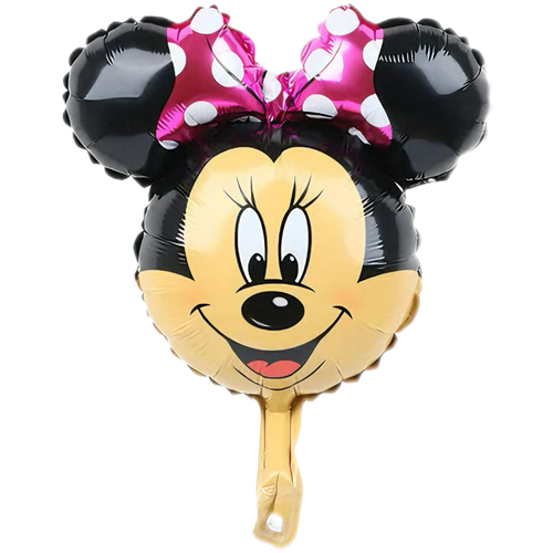 Folijski balon – Minnie glava s rozom mašnom