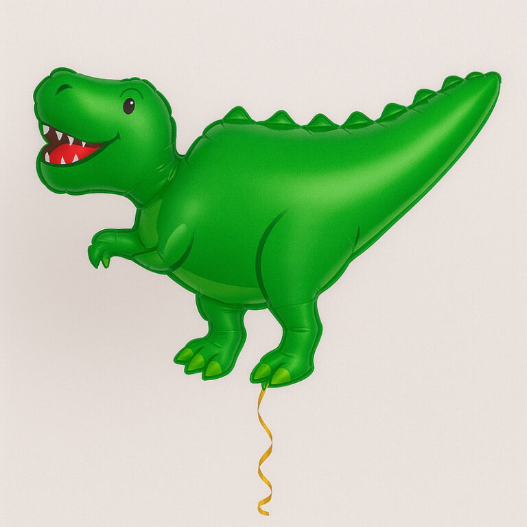 Folijski balon Zeleni dinosaurus T-Rex