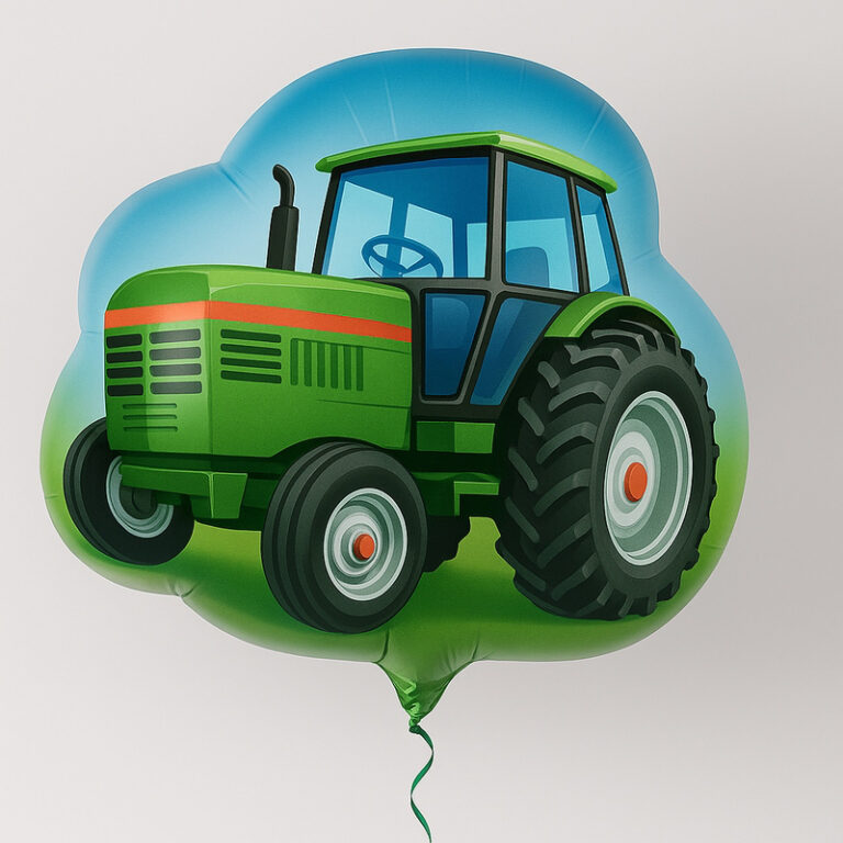 Folijski balon Zeleni traktor