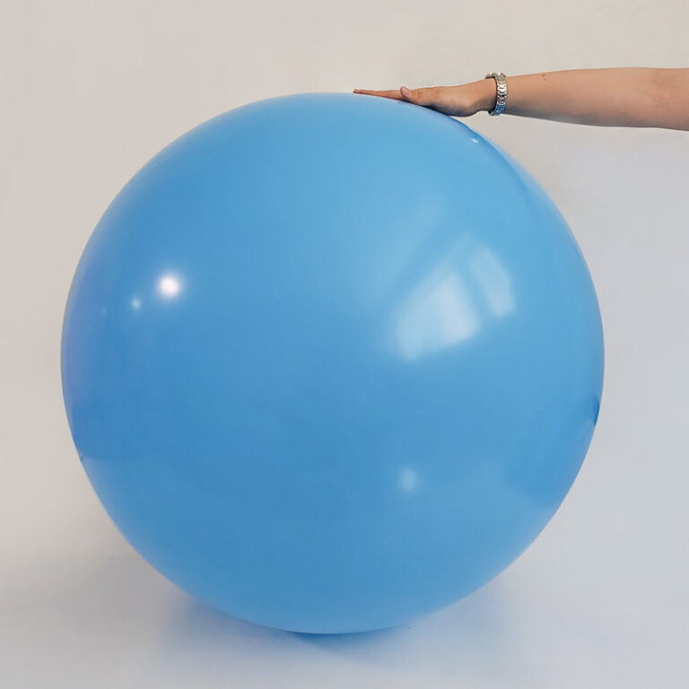 Lateks balon Pastel – svijetloplava, 36″