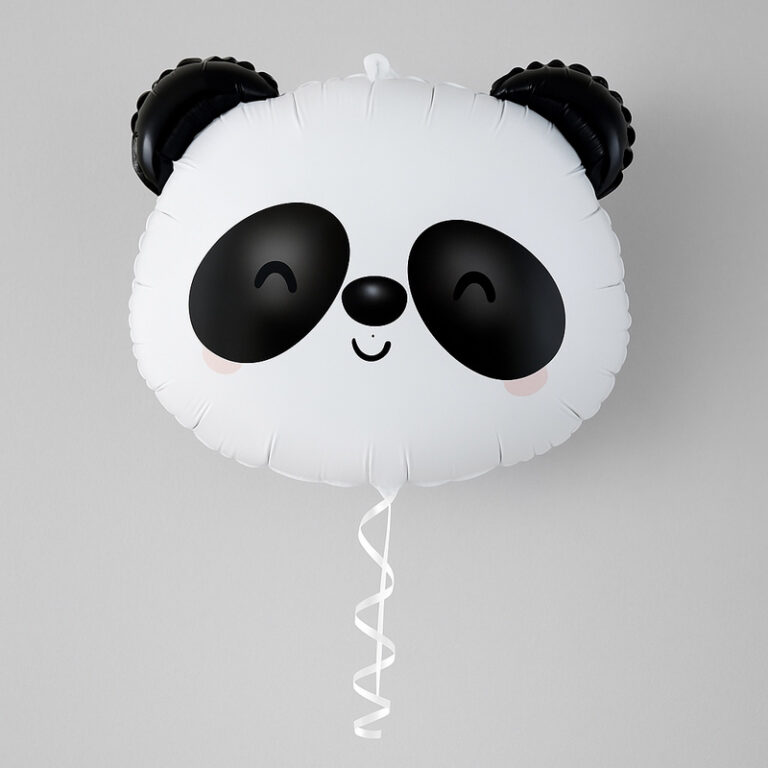 Folijski balon Panda – crno-bijela glava